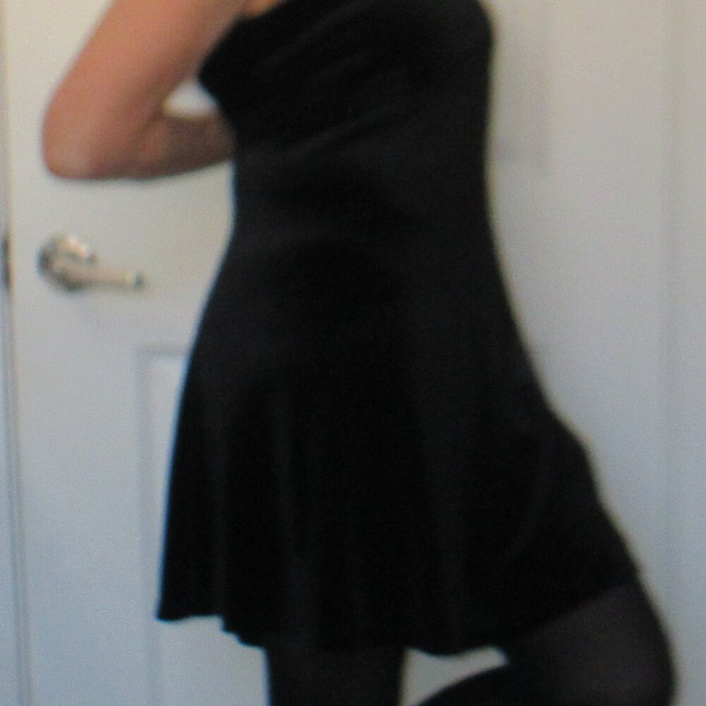Old Navy Vintage Black Velvet Sleeveless Short Dress, size S/P